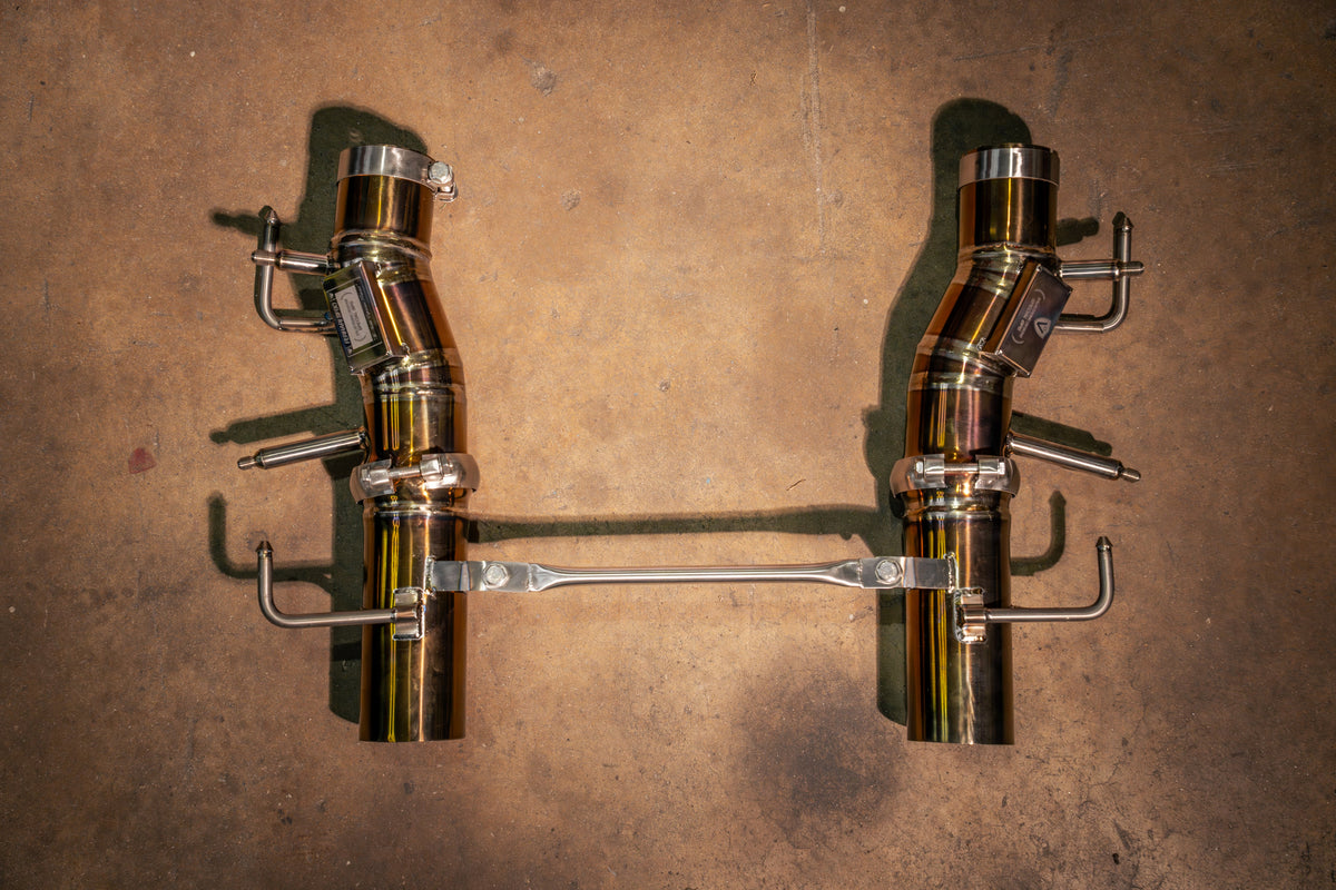 Valvetronic Designs - Ferrari SF90 RACE F1 Exhaust System - FER.SF90.F1.TI