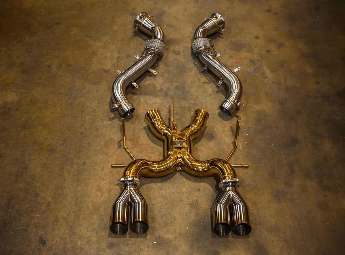 Valvetronic Designs - Mclaren 650S / MP4-12C F1 Sport Exhaust System - MAC.650S.F1.AG