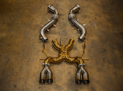 Valvetronic Designs - Mclaren 650S / MP4-12C F1 Sport Exhaust System - MAC.650S.F1.AG