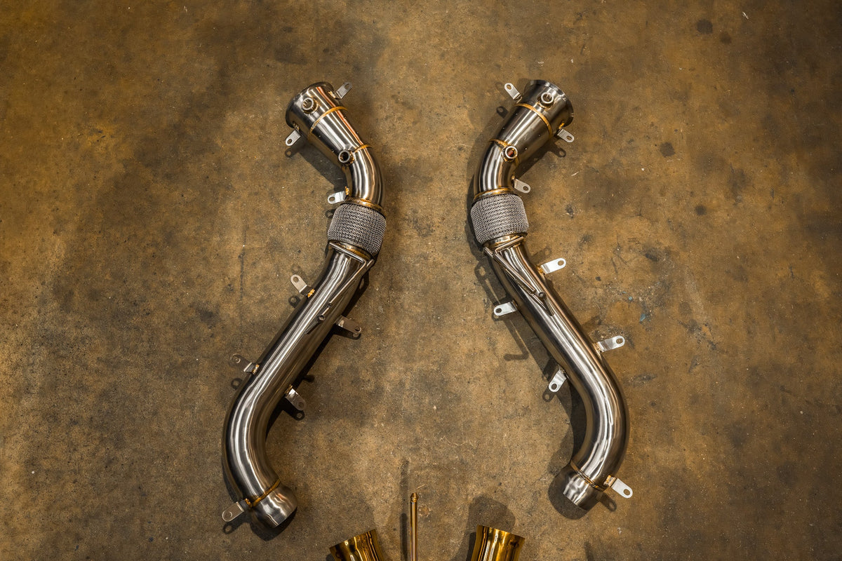 Valvetronic Designs - Mclaren 650S / MP4-12C F1 Sport Exhaust System - MAC.650S.F1.AG