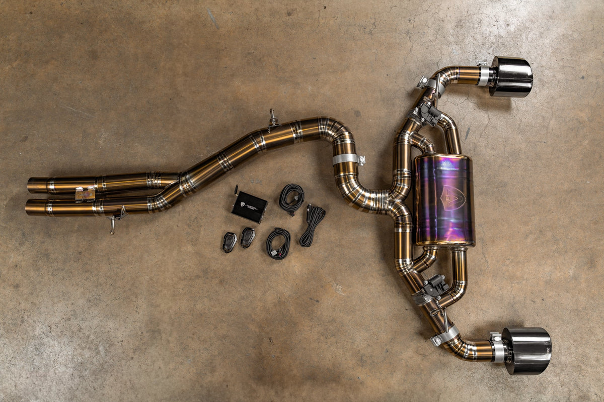 Valvetronic Designs - Audi TTRS MK3 Valved Sport Exhaust System - AUD.MK3.VSES.BR, AUD.MK3.VSES.TI