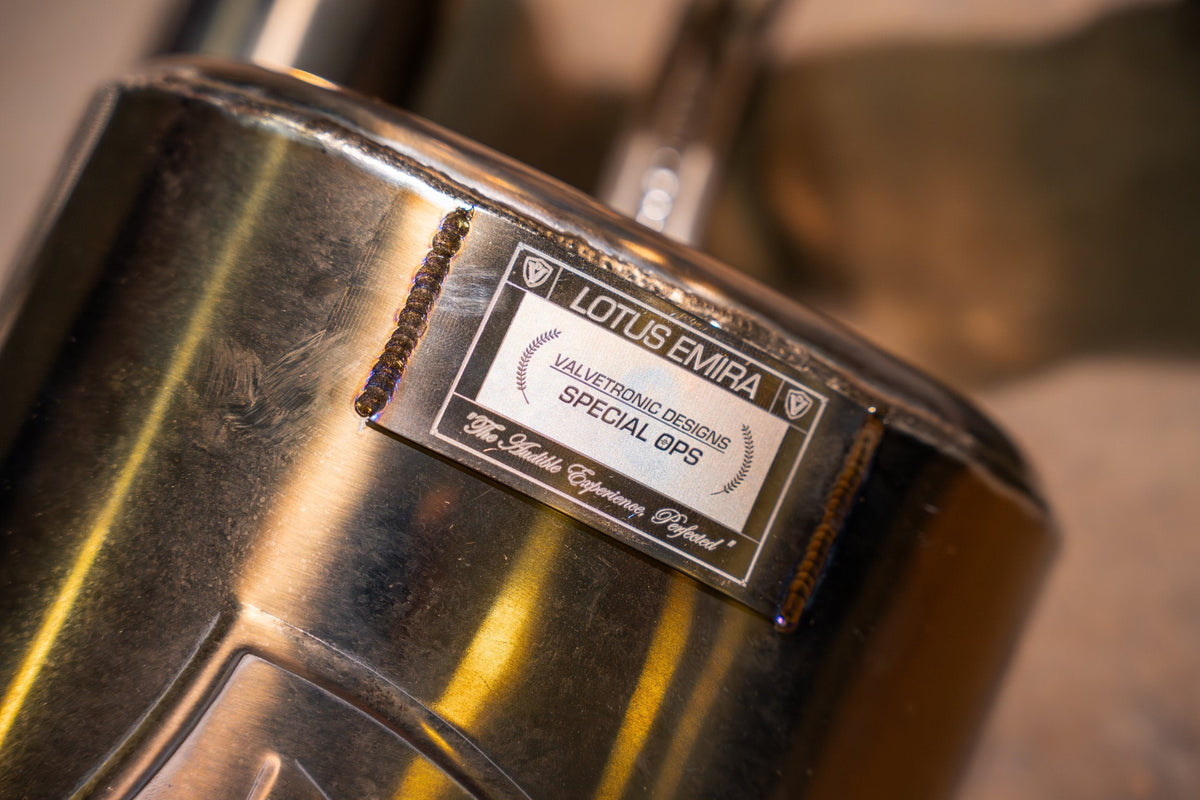 Valvetronic Designs - Lotus Emira Valved Sport Exhaust System - LOT.EMIR.VSES.TI, LOT.EMIR.I4.VSES.TI