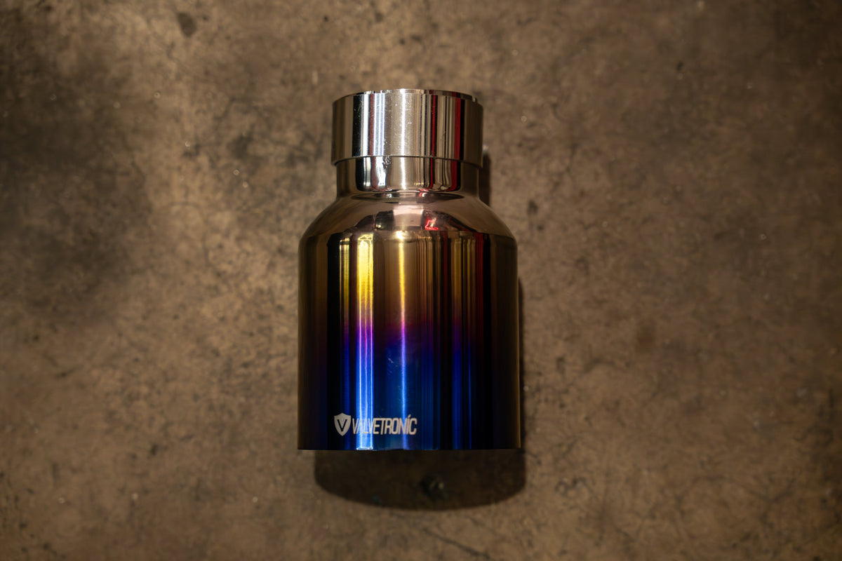 Valvetronic Designs - Valvetronic Designs 4.0 Inch Outlet Exhaust Tips (Exclusive) - VTD.TIP.SLVE.25.40.RC, VTD.TIP.SLVE.30.40.RC, VTD.TIP.SW.25.40.TIBRT, VTD.TIP.SW.30.40.TIBRT