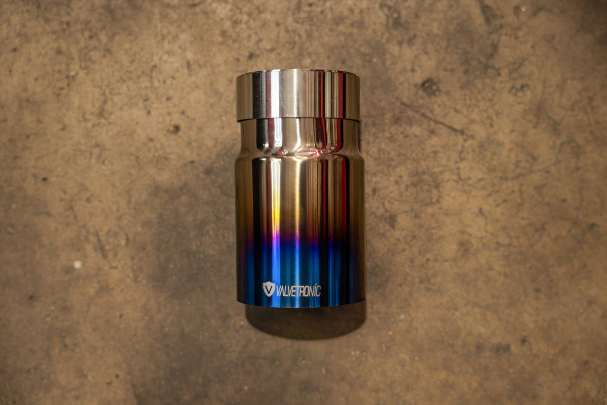Valvetronic Designs - Valvetronic Designs 4.0 Inch Outlet Exhaust Tips (Exclusive) - VTD.TIP.SLVE.25.40.RC, VTD.TIP.SLVE.30.40.RC, VTD.TIP.SW.25.40.TIBRT, VTD.TIP.SW.30.40.TIBRT