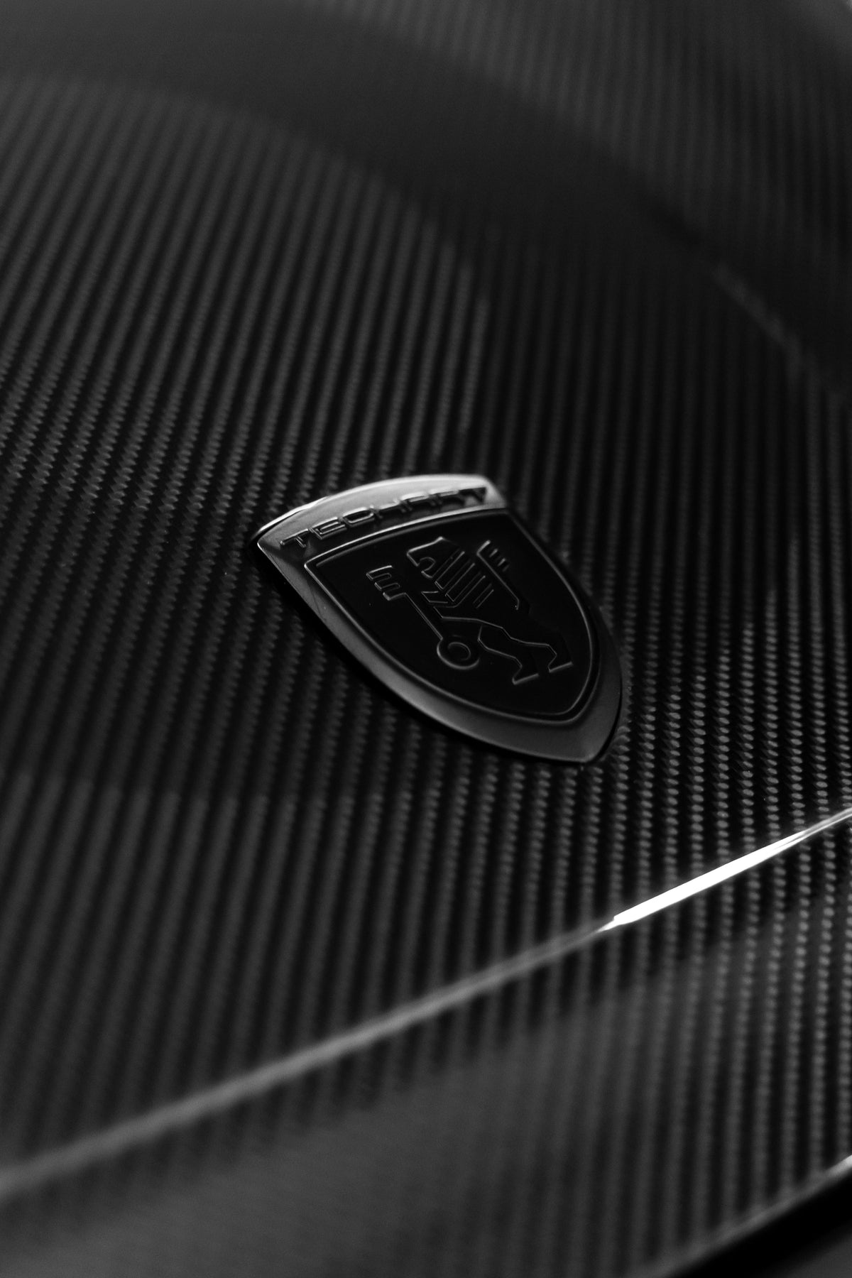 TECHART TECHART Front Hood Emblem Black for Porsche 911 992.1 — product image