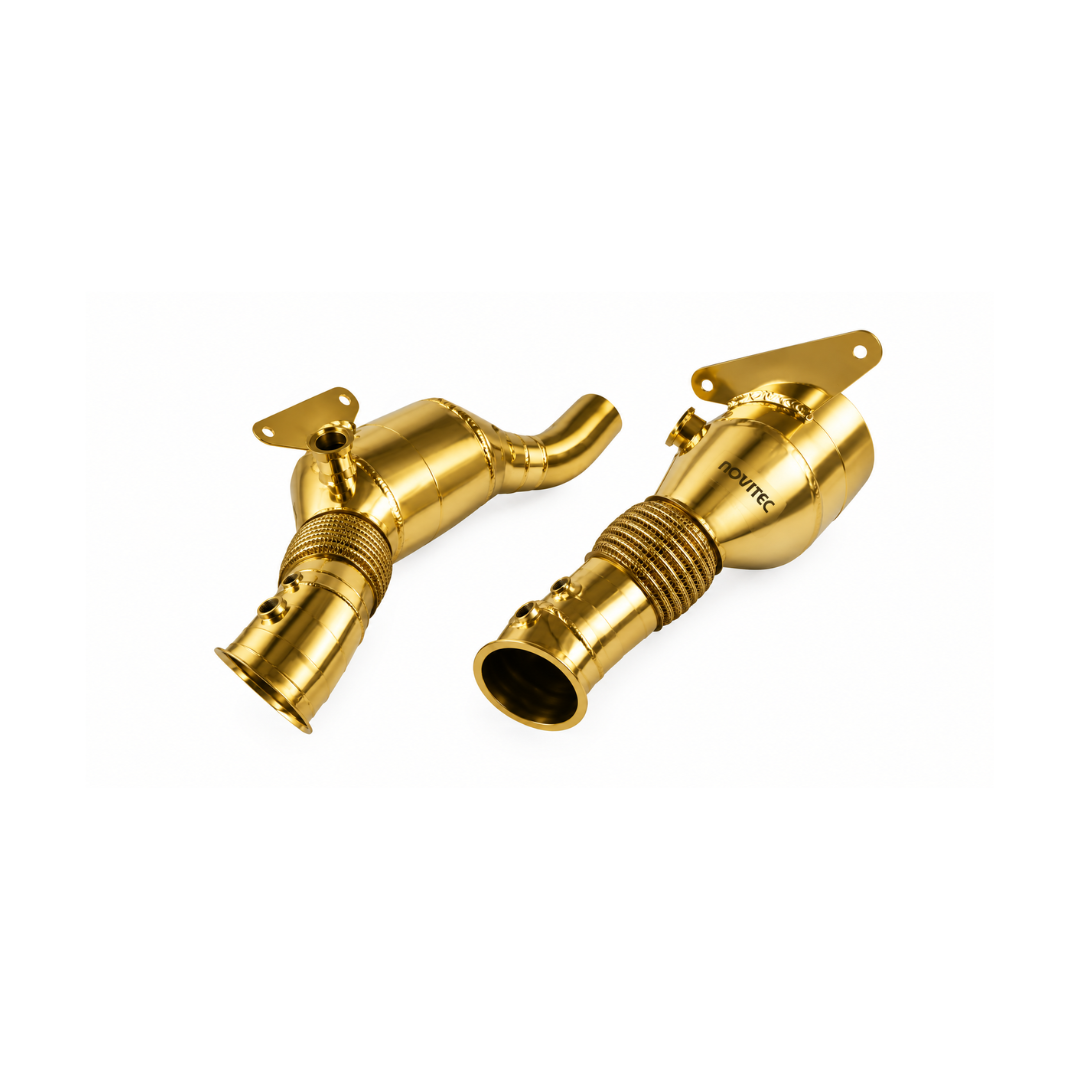 Sport Metal Catalysts (Set Of Two) - Ferrari F8 Tributo / F8 Spider - F1 444 45/ F1 444 65 - Novitec