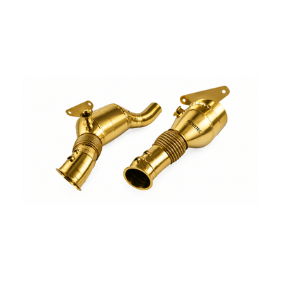 Sport Metal Catalysts (Set Of Two) - Ferrari F8 Tributo / F8 Spider - F1 444 45/ F1 444 65 - Novitec