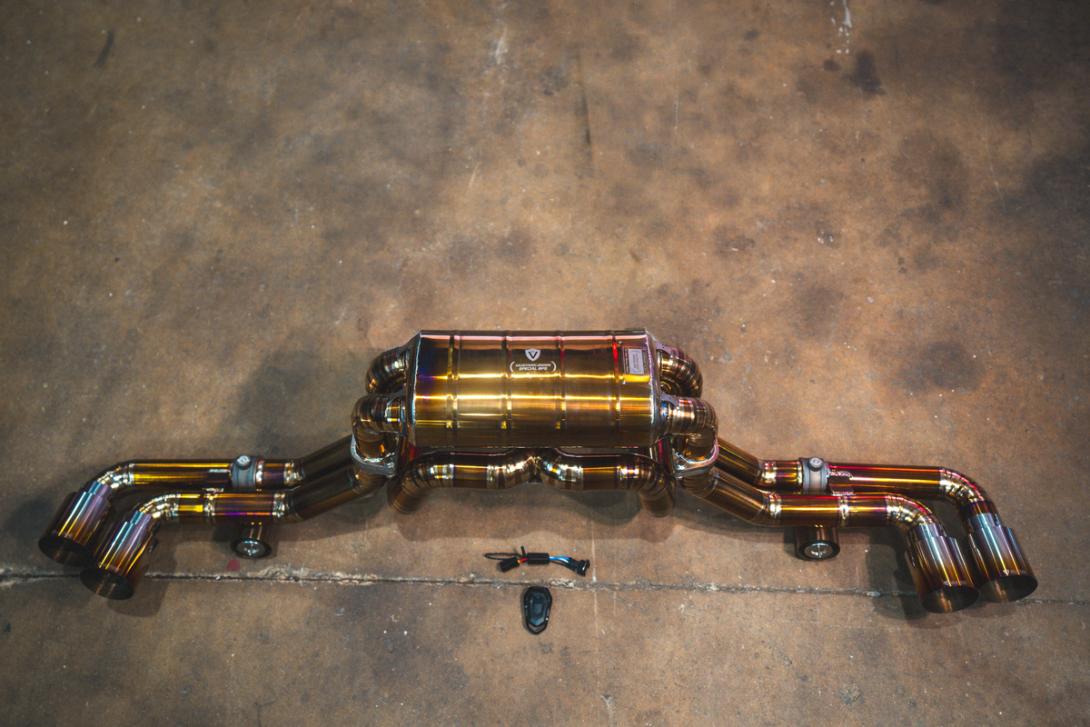 Valvetronic Designs - Ferrari F430 Valved Sport Exhaust System - FER.F430.VSES.TI