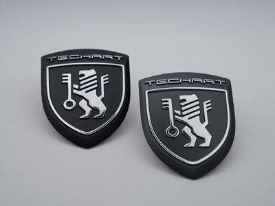 TECHART TECHART Front Hood Emblem Black for Porsche 911 992.1 — product image