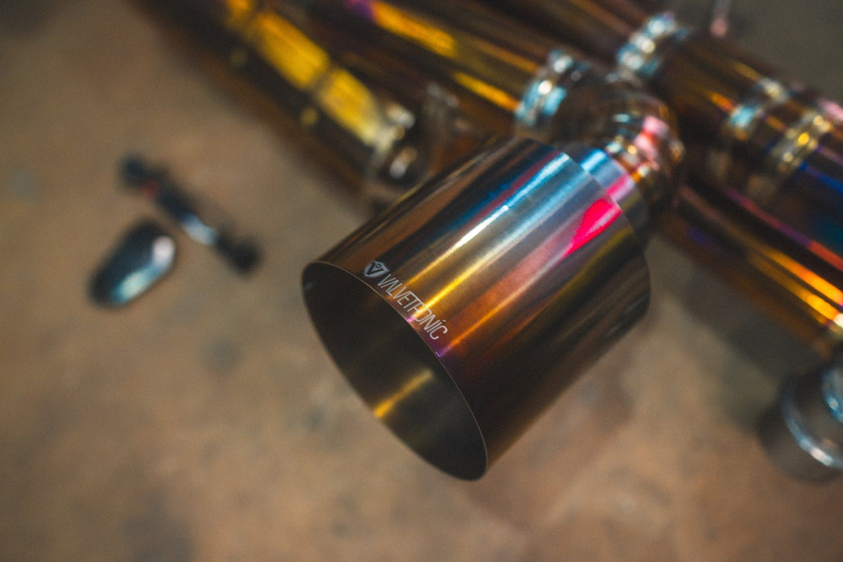 Valvetronic Designs - Valvetronic Valved Sport Exhaust System for Porsche 718 GT4 / GTS/ Boxster Spyder - POR.718.GT4.VSES.TI