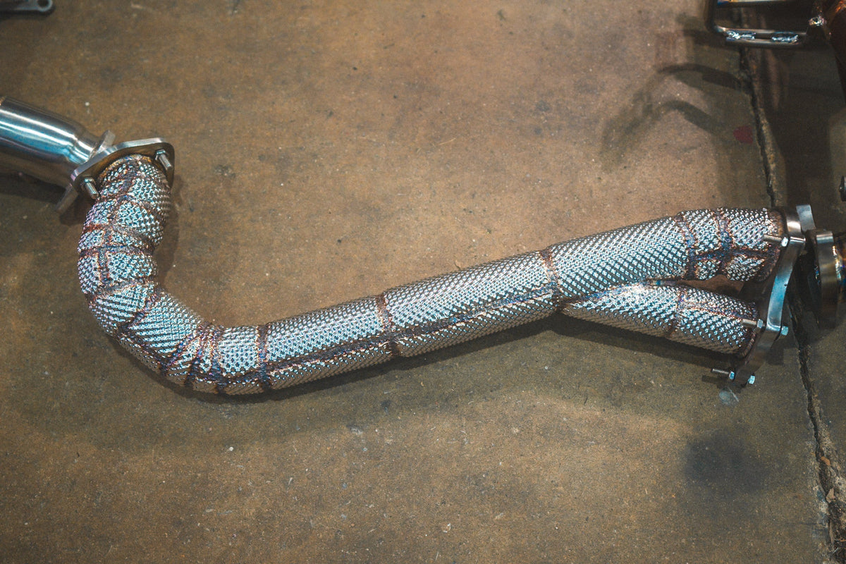 Valvetronic Designs - Valvetronic Valved Sport Exhaust System for Porsche 718 GT4 / GTS/ Boxster Spyder - POR.718.GT4.VSES.TI