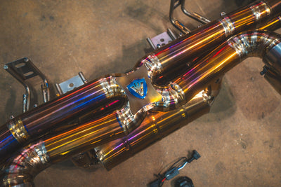 Valvetronic Designs - Valvetronic Valved Sport Exhaust System for Porsche 718 GT4 / GTS/ Boxster Spyder - POR.718.GT4.VSES.TI