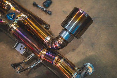 Valvetronic Designs - Valvetronic Valved Sport Exhaust System for Porsche 718 GT4 / GTS/ Boxster Spyder - POR.718.GT4.VSES.TI