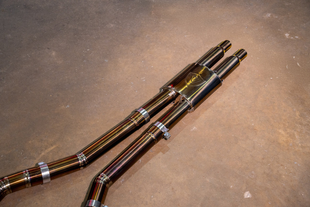 Valvetronic Designs - Ford Mustang GT S550 Valved Sport Exhaust System - FRD.S550.S650.VSES.BR, FRD.S550.S650.VSES.TI