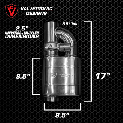 Valvetronic Designs - UNIVERSAL VALVED MUF - UVM.63MM.X1, UVM.63MM.X2, UVM.76MM.X1, UVM.76MM.X2, UVM.89MM.X1, UVM.89MM.X2, UVM.63MM.DUALOUT.X1, UVM.63MM.DUALOUT.X2, UVM.76MM.DUALOUT.X1, UVM.76MM.DUALOUT.X2, UVM.63MM.TSTYLE.X1, UVM.76MM.TSTYLE.X1, UVM.101M