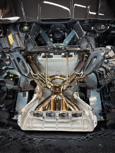 Valvetronic Designs - Mclaren 765LT F1 Race Exhaust System - MAC.765LT.F1.TI