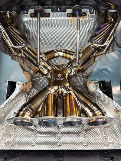 Valvetronic Designs - Mclaren 765LT F1 Race Exhaust System - MAC.765LT.F1.TI