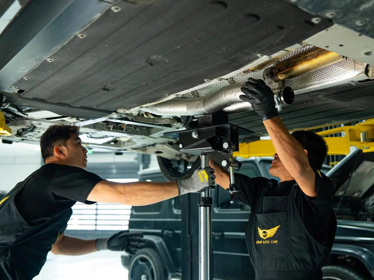 Professional exhaust installation service