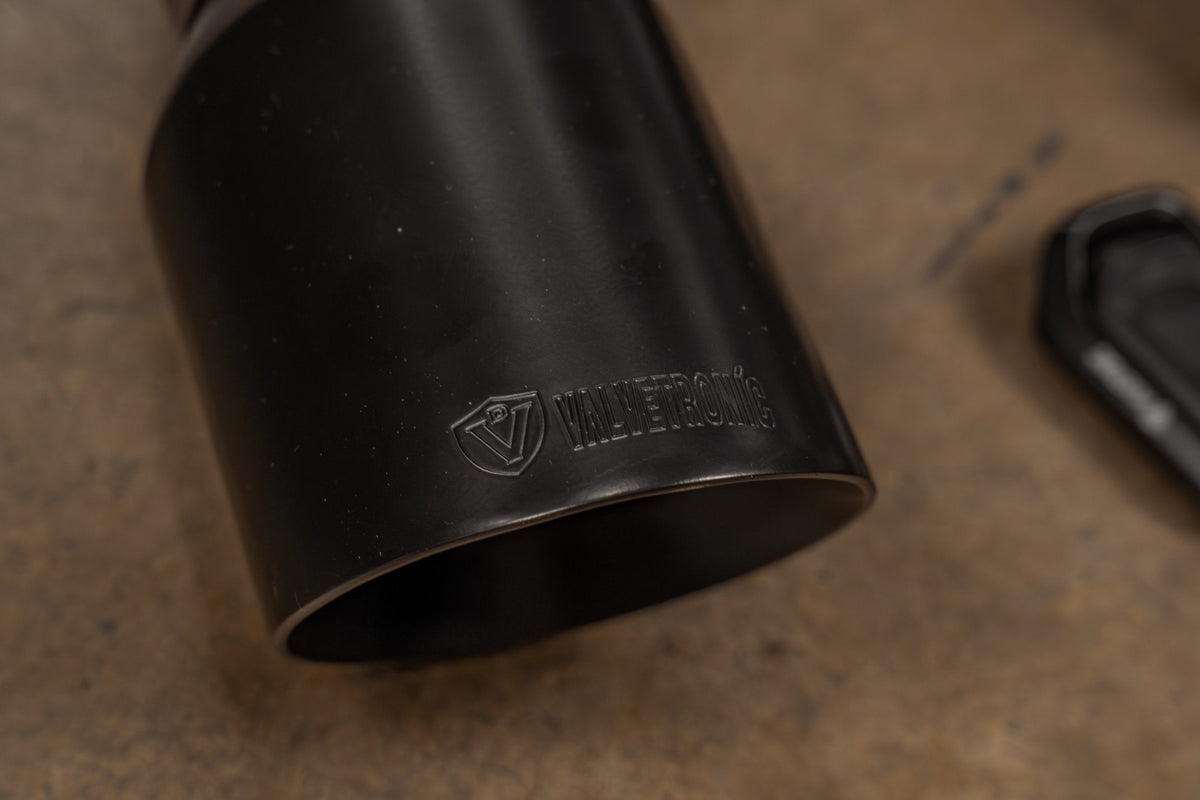 Valvetronic Designs - Jeep JLU/JL Wrangler Valved Sport Exhaust System - JEEP.JL.3.6L.VSES.BLK, JEEP.JL.2.0L.VSES.BLK, JEEP.JL.AXL.BLK, JEEP.JL.3.6L.MP.BR, JEEP.JL.2.0L.MP.BR
