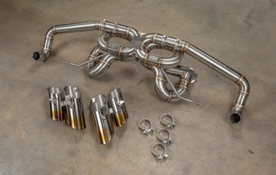 Valvetronic Designs - Lamborghini Huracan True F1 / Valved Exhaust System (LP580/610) - LAM.HUR.F1.BR, LAM.HUR.F1.TI, LAM.HUR.VSES.TI