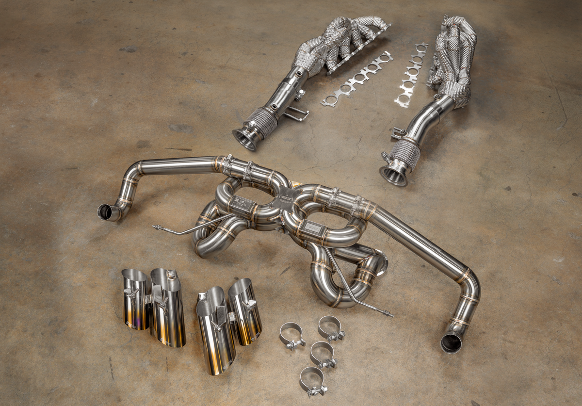Valvetronic Designs - Lamborghini Huracan True F1 / Valved Exhaust System (LP580/610) - LAM.HUR.F1.BR, LAM.HUR.F1.TI, LAM.HUR.VSES.TI