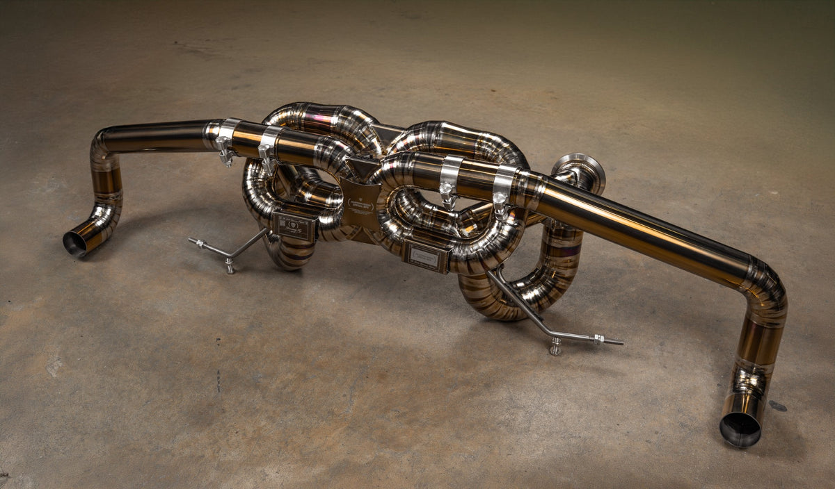 Valvetronic Designs - Lamborghini Huracan True F1 / Valved Exhaust System (LP580/610) - LAM.HUR.F1.BR, LAM.HUR.F1.TI, LAM.HUR.VSES.TI