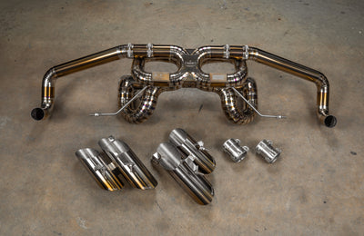 Valvetronic Designs - Lamborghini Huracan True F1 / Valved Exhaust System (LP580/610) - LAM.HUR.F1.BR, LAM.HUR.F1.TI, LAM.HUR.VSES.TI