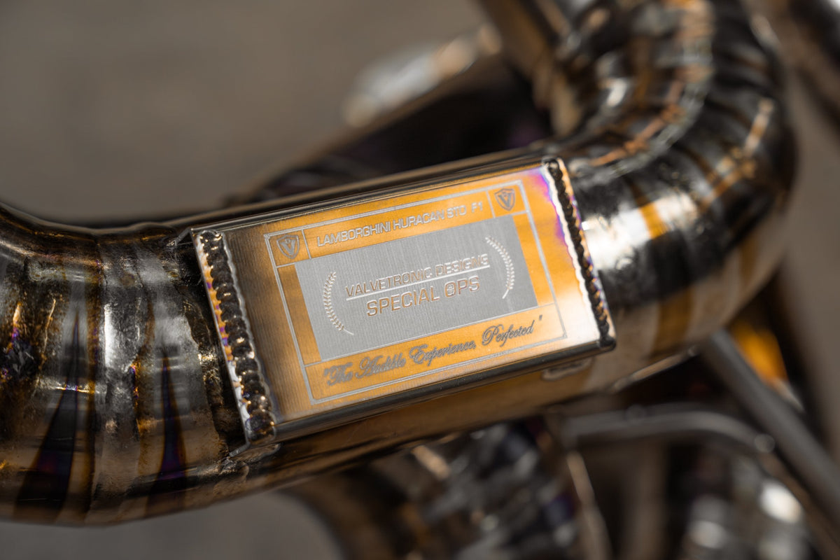 Valvetronic Designs - Lamborghini Huracan Performante /  EVO / STO / Tecnica True F1 / Valved Exhaust system - LAM.STO.F1.BR, LAM.STO.F1.TI, LAM.STO.VSES.TI