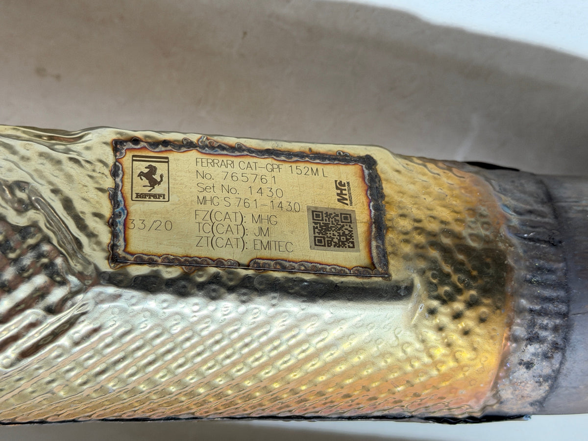 Ferrari 812 GTS / Monza SP1 / SP2 Catalyst / GPF Downpipe Pair - Used