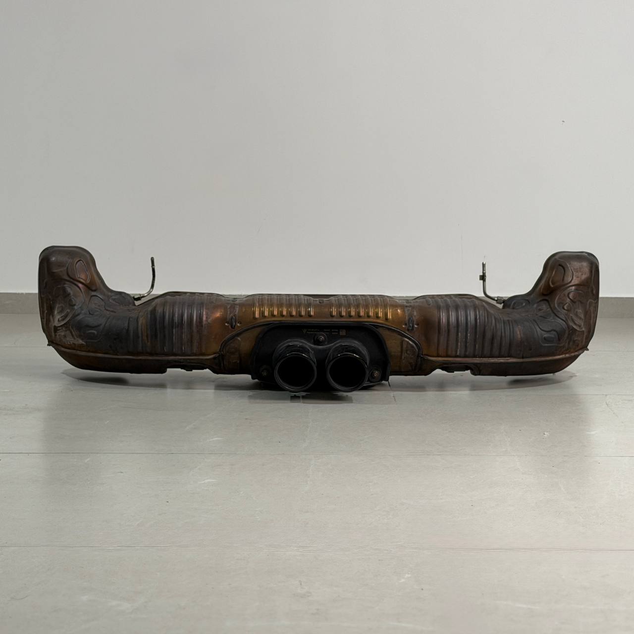 Porsche 911 992 GT3 OEM rear muffler used - customer photo 1