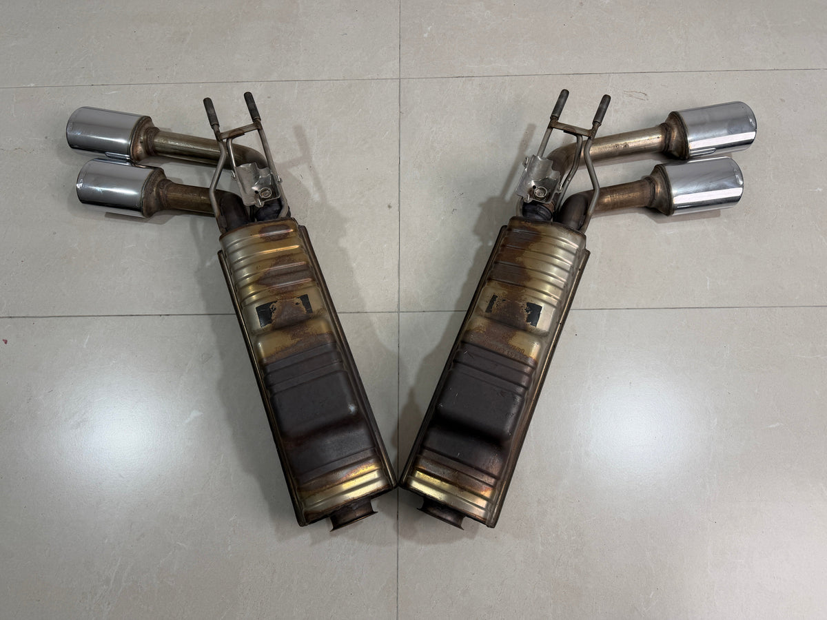 Mercedes-Benz / AMG G-Class G63 AMG (W463) Side-exit Muffler Pair - Quad Tips - Used