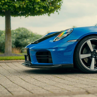 TECHART Front Spoiler Visible Carbon Matte for Porsche 911 992.1 — product image