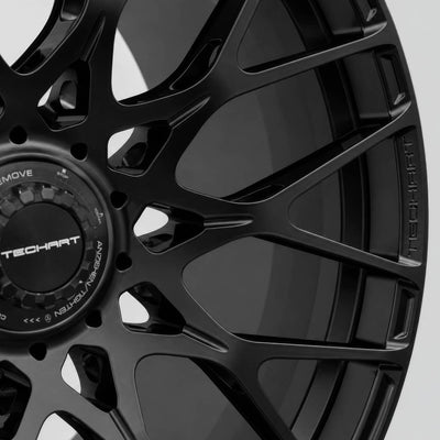 TECHART Formula IX Race wheel detail