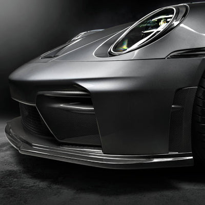 TECHART Front Intake Trims Carbon Glossy for Porsche 911 992.1 — product image