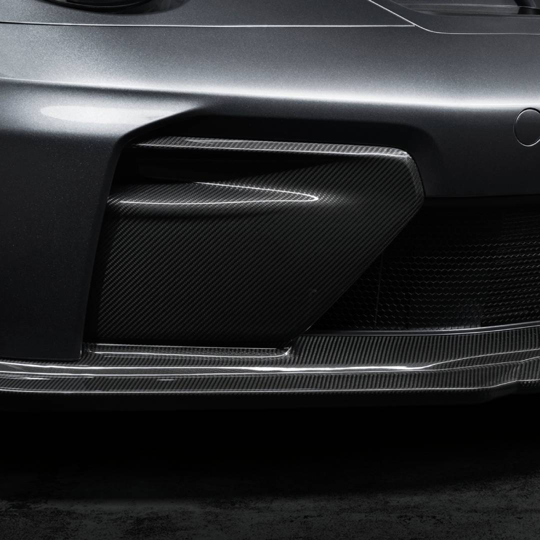 TECHART Front Intake Trims Carbon Glossy for Porsche 911 992.1 — product image
