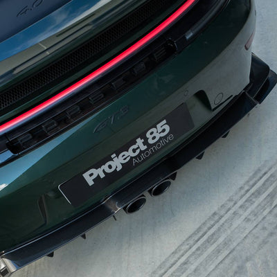 TECHART Rear Panel, Lower Part Carbon Glossy for Porsche 911 992.1 — product image