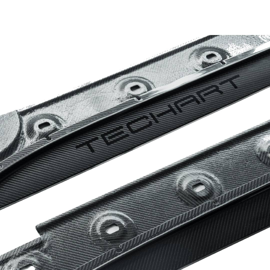 TECHART Side Skirts Carbon Glossy for Porsche 911 992.1 — product image