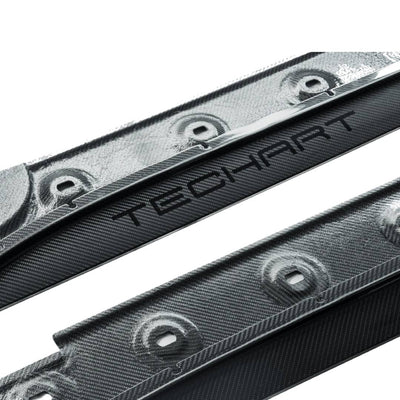 TECHART Side Skirts Carbon Glossy for Porsche 911 992.1 — product image
