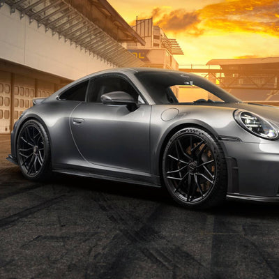 TECHART Side Skirts Carbon Glossy for Porsche 911 992.1 — product image