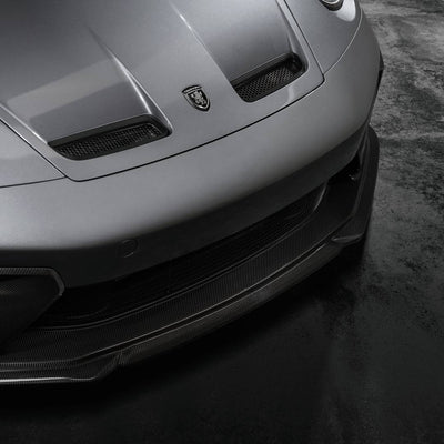 TECHART Front Spoiler Carbon Glossy for Porsche 911 992.1 — product image