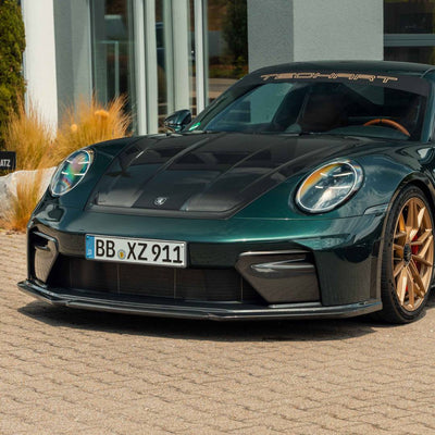 TECHART Front Spoiler Carbon Glossy for Porsche 911 992.1 — product image