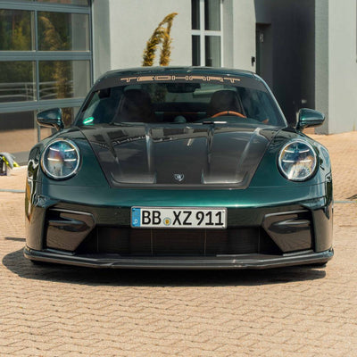 TECHART Front Spoiler Carbon Glossy for Porsche 911 992.1 — product image