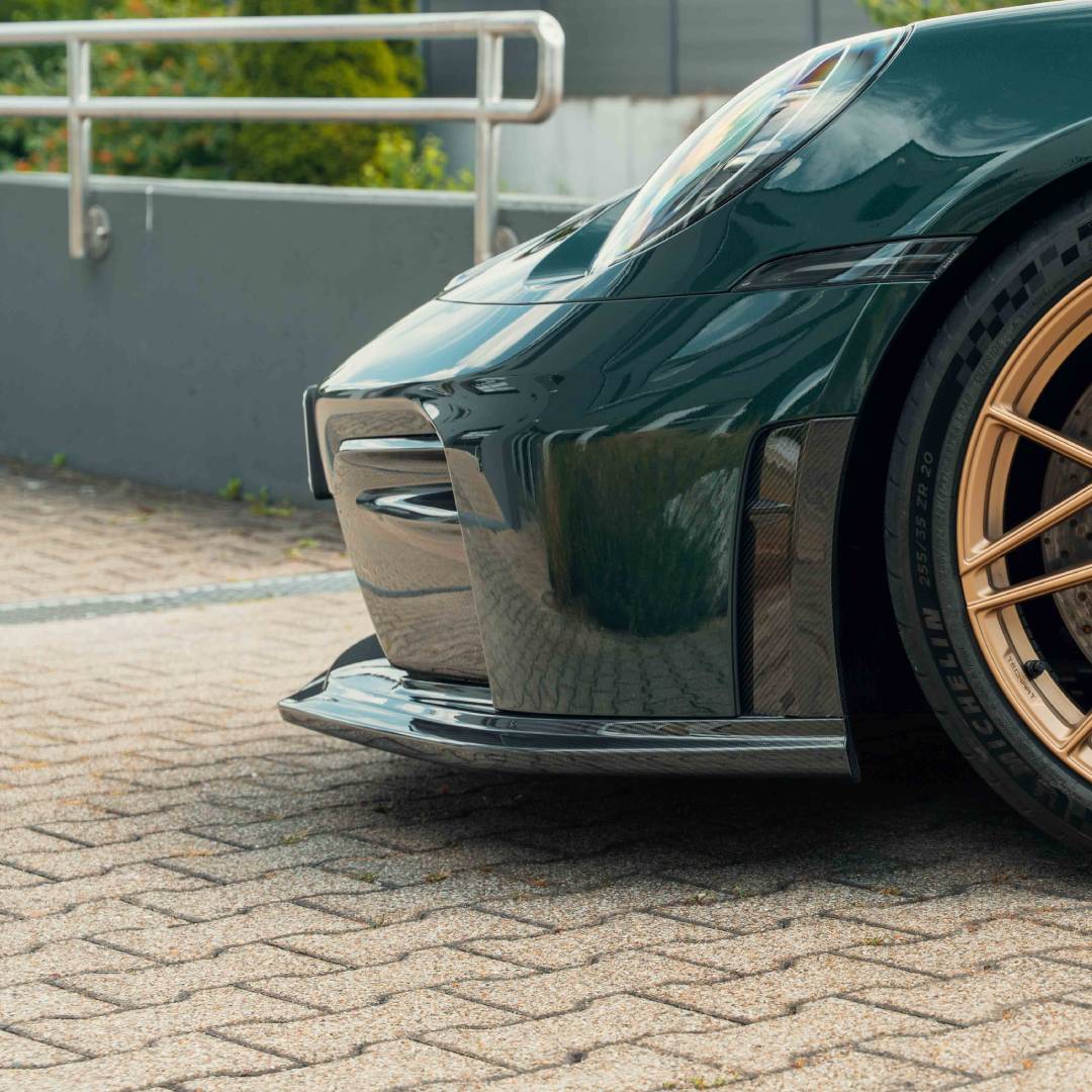 TECHART Front Spoiler Carbon Glossy for Porsche 911 992.1 — product image