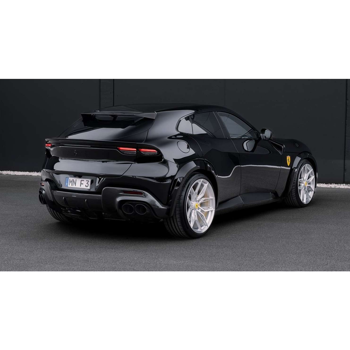 Tailpipes Stainless Steel (2-Piece Set) - Ferrari Purosangue - F1 666 17/ 18 - Novitec