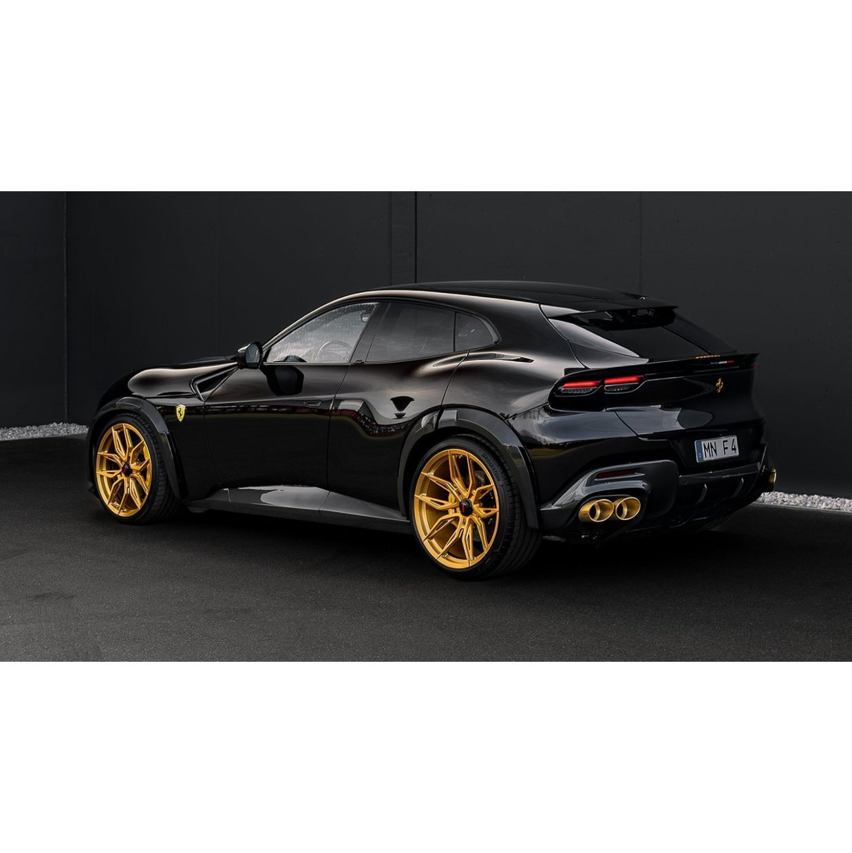 Tailpipes Stainless Steel (2-Piece Set) - Ferrari Purosangue - F1 666 17/ 18 - Novitec