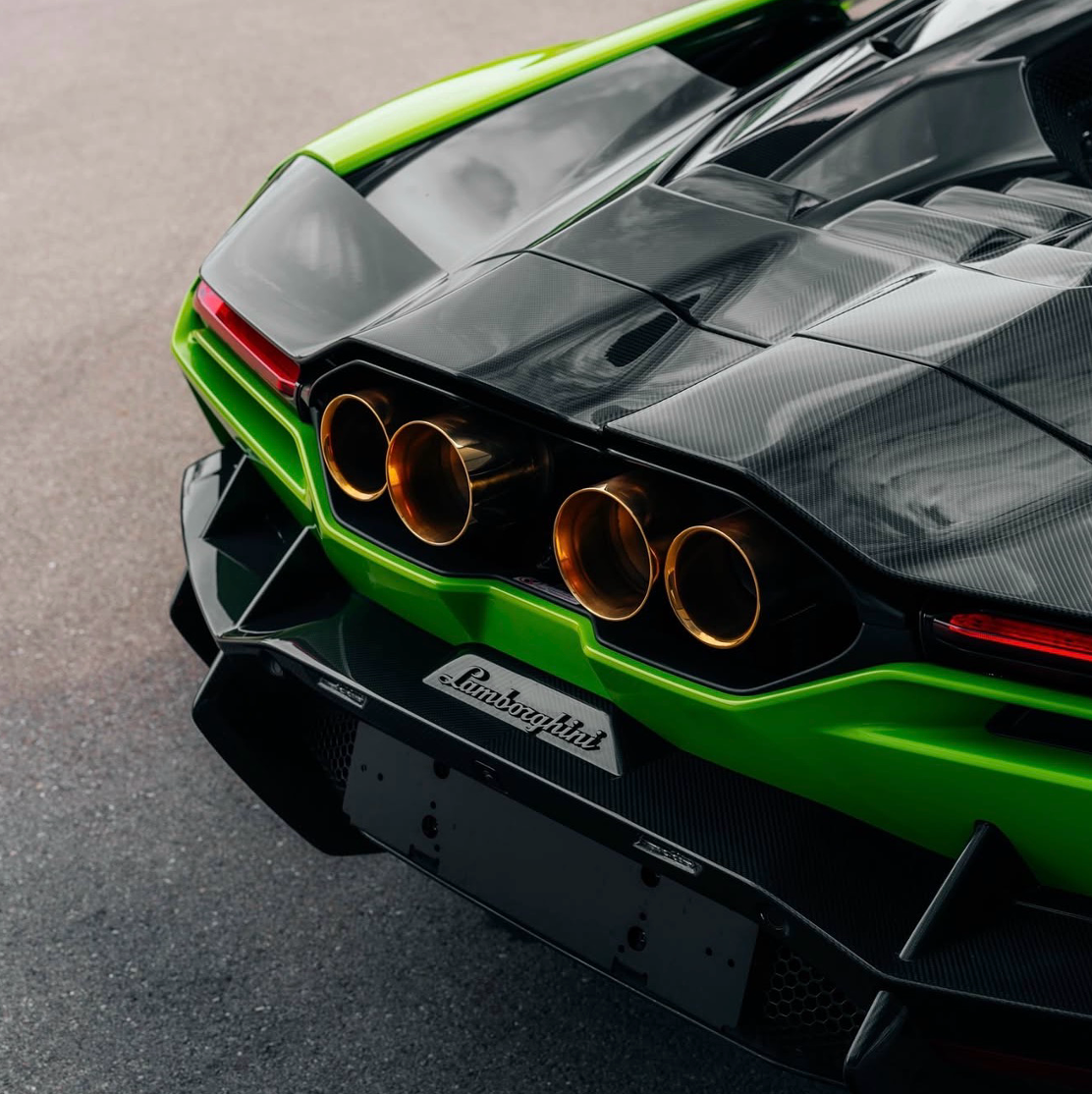 Stainless Steel Tailpipes (Set) - Lamborghini Revuelto - L1 444 40/ 41 - Novitec