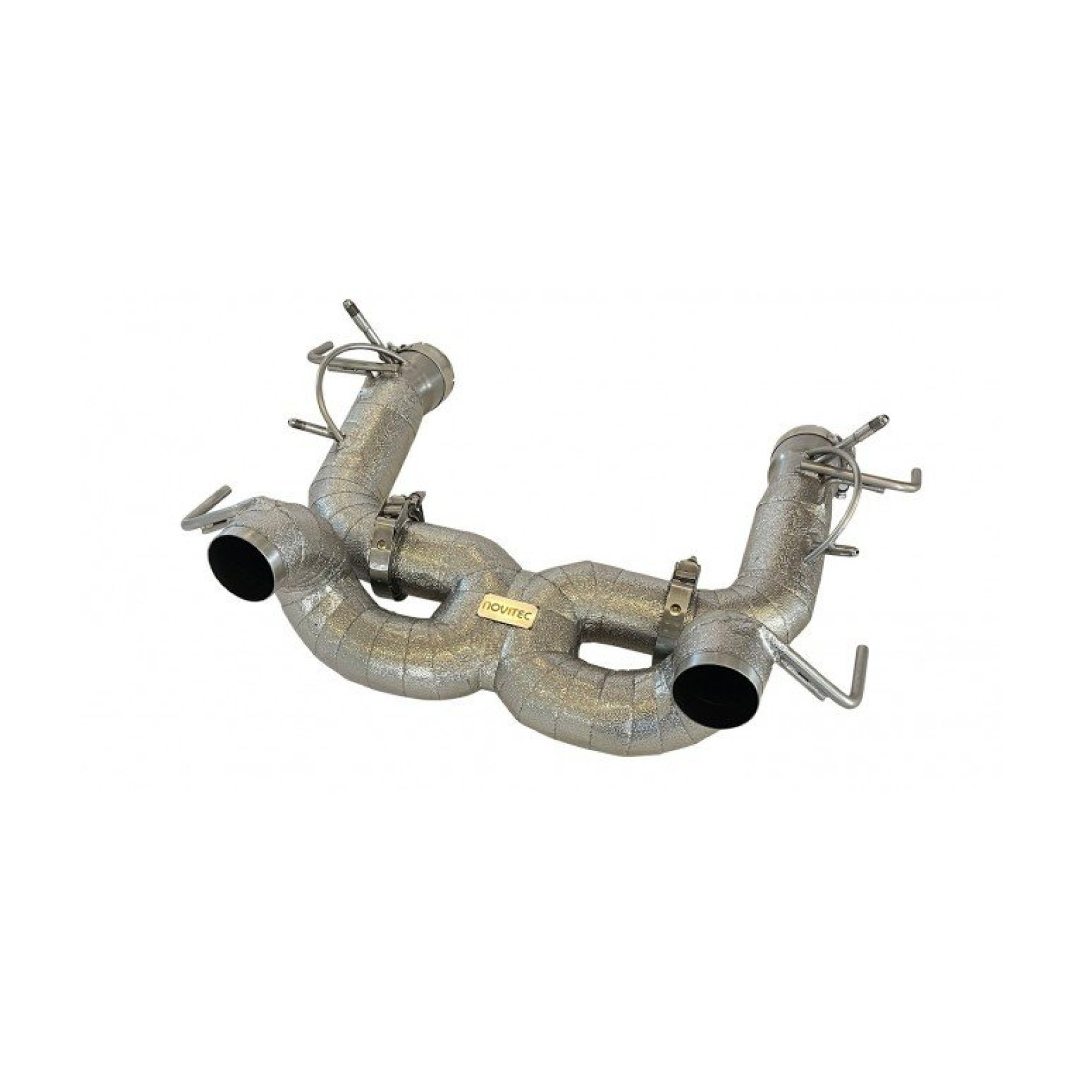 Power Optimized Exhaust System RACE without Flap Regulation - Ferrari SF90 Stradale & Spider - F1 090 10/ 25/ 75 - Novitec