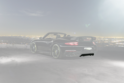 TECHART rear diffuser add-on fitted to Porsche 911 991.2 Turbo / Turbo S