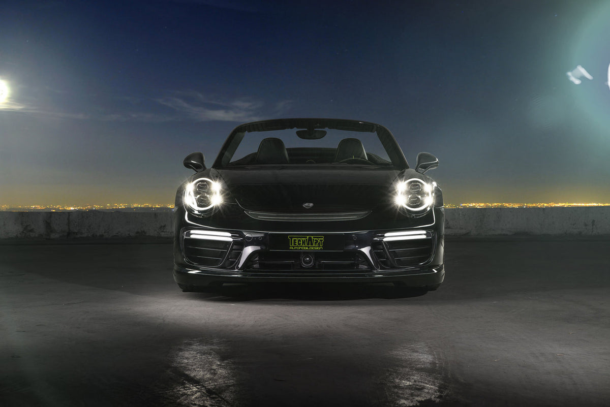 TECHART Front Spoiler I installed on Porsche 911 991.2 Turbo or Turbo S