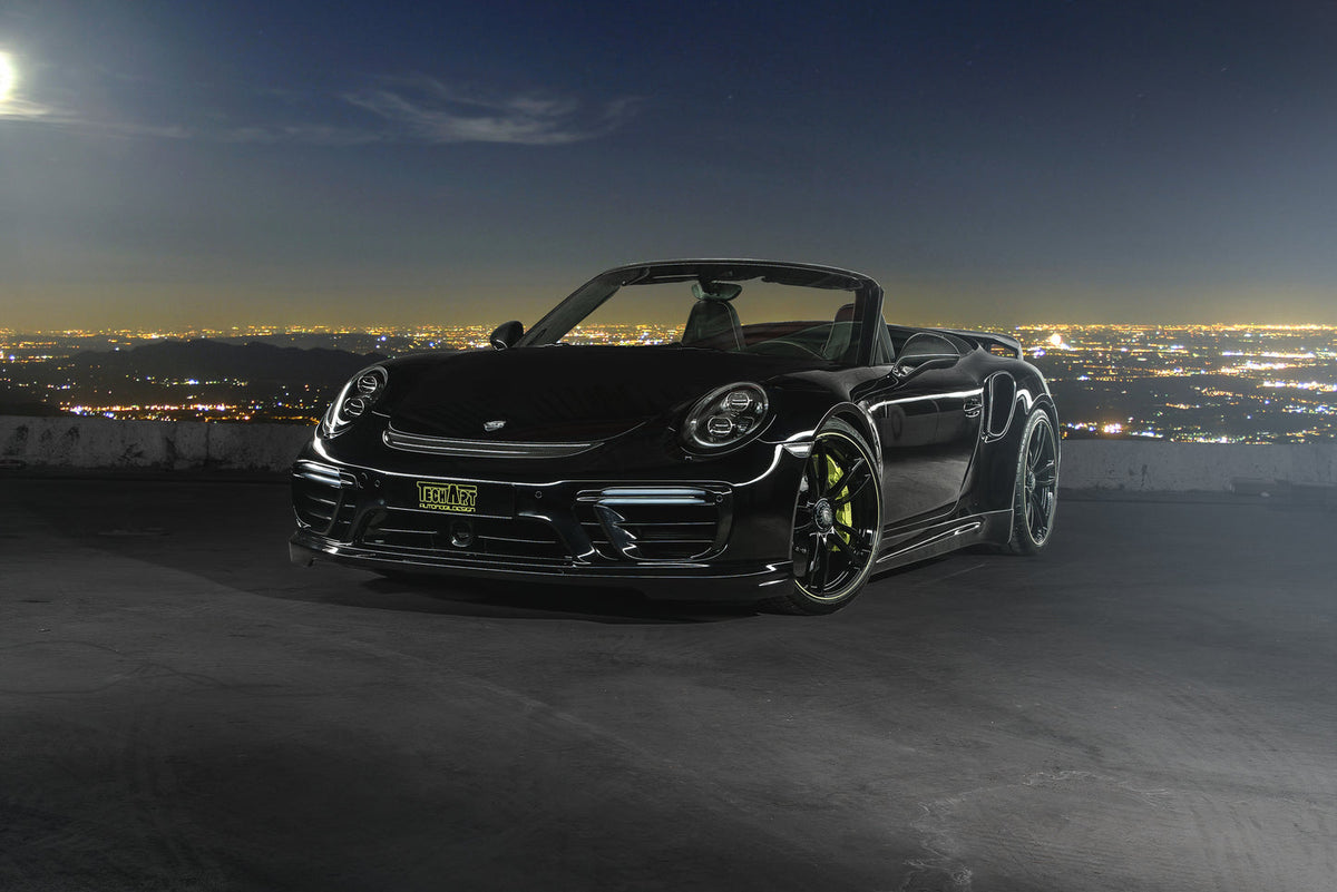TECHART Front Spoiler I installed on Porsche 911 991.2 Turbo or Turbo S